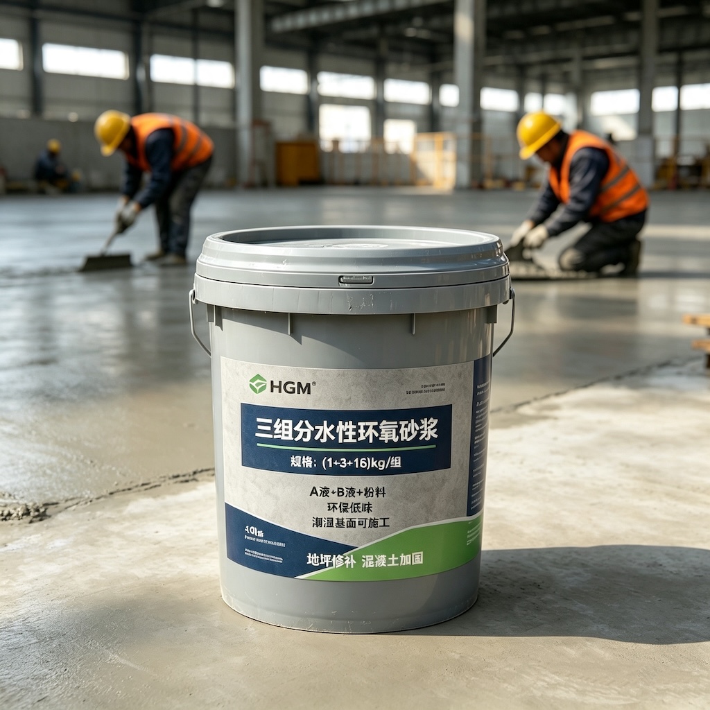 胶南三组份水性环氧砂浆